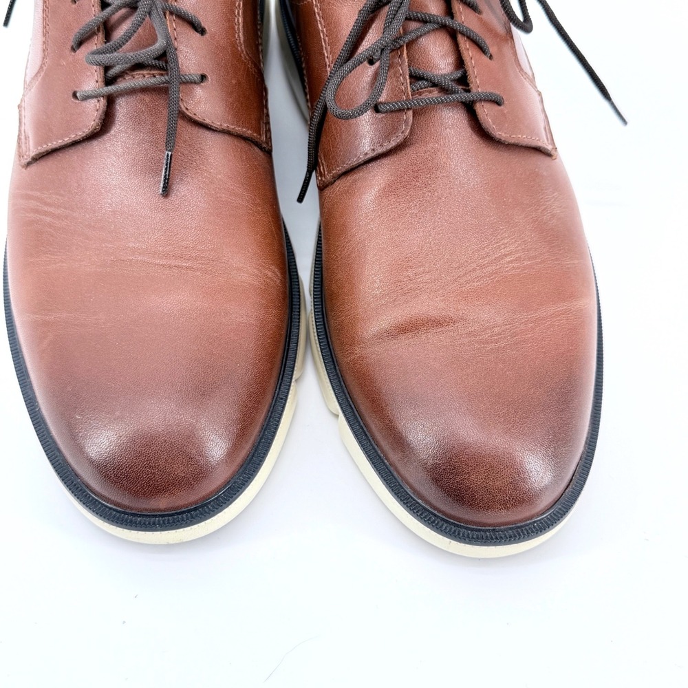 Johnston & Murphy XC4 Oxford Mens 10.5 Brown Excellent Waterproof Smart Degree - Picture 4 of 12